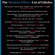 Mandela Effect