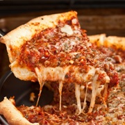 Chicago Style Deep Dish Pizza -Illinois-