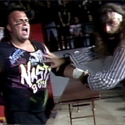The Nasty Boys vs. Cactus Jack & Maxx Payne – WCW Tag Team Championship Falls Count Anywhere Chicago