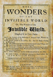 The Wonder's of the Invisible World (Cotton Mather)