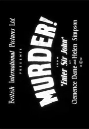 Murder!. (1930)