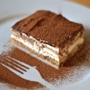 Tiramisu in Italy