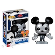 Mickey Mouse Black Metallic