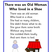 There Was an Old Woman Who Lived in a Shoe