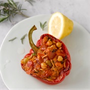 Harissa Lemon and Chickpea Rice