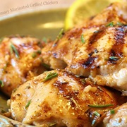 Grilled Chicken With Garlic and Lemon