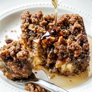 Cinnamon Eggnog French Toast Casserole