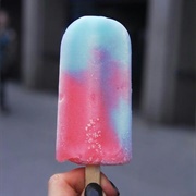 Cotton Candy Popsicle