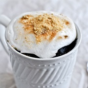 Chocolate Fudge Smore Mug Cake