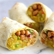 Samosa Style Veggie Wrap