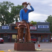 Giant Cowboy Statue, Waterstown, South Dakota