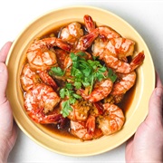 Garlic Ginger Prawns