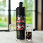 Drinking Riga Black Balsam, Latvia