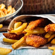 Fish and Chips on Fisherman's Wharf