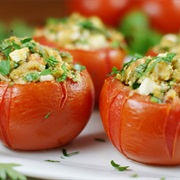 Feta-Stuffed Tomatoes