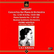 Mozart Piano Sonata No. 11, Piano Concertos Nos. 12 and 18 - Kraus, Lili