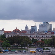 Departing Port of Havana as Storm Begins to Brew