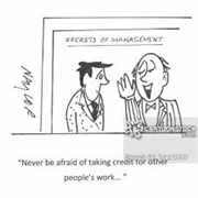 Take Credit for Other People's Work