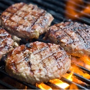 Backyard Grilled Hamburgers