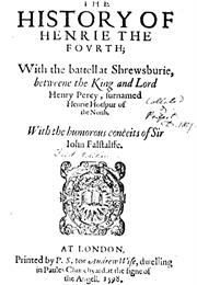First Part of the Life and Raigne of King Henry IV
