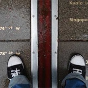 Stand on the Prime Meridian, Greenwich, London, England