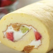 Japanese Fruit Roll Cake