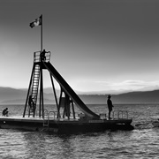 Slide Down the Waterslide at English Bay