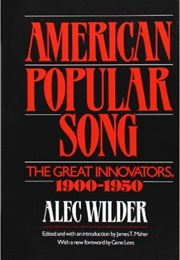 American Popular Song (Alec Wilder)