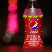 Pepsi Pink Strawberry Milk Flavor