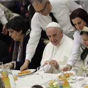 Have Brunch With the Pope and Stick Him With the Check
