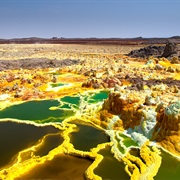 Hottest Inhabited Place - Dallol, Ethiopia