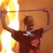 Travis Scott's Concert Pic