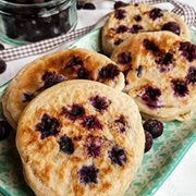 Blueberry Crumpets