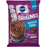 Pillsbury Place and Bake Chocolate Fudge Brownies