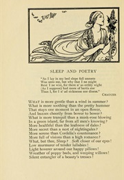 Sleep and Poetry (John Keats)