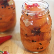 Pickled Apricots