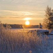 Coldest Temperature in Nature Experienced: -38C/-37F (Ylivieska, Finland)