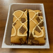 Dairy Milk Caramel Cake Slice