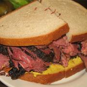 A Pastrami Sandwich From Katz's Deli