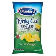 Bluebird Thin Cut Potato Chips Salt &amp; Vinegar