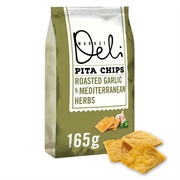 Herb and Garlic Pita Chips