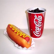 Big Meal Challenge -Eat 2 Hot Dogs,2Lrg Bags Potato Chips,1Ltr of Soda,2Large Cookies