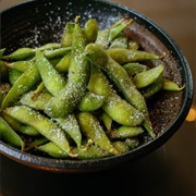 #12:  Appetizers and Snacks:  Edamame With Coarse Salt