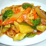 Sweet &amp; Sour Vegetables (Cantonese Style)