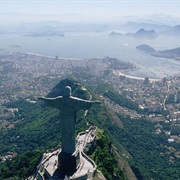 View From Corcovado on Rio, Brazil