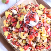Banana Split Dessert Nacho