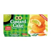 Matcha Custard Cake