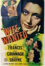 Wife Wanted (Phil Karlson)