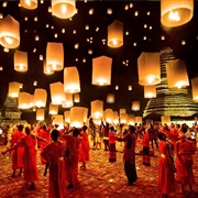 Yi Peng Festival, Chiang Mai, Thailand