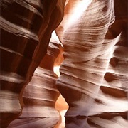 Exploring Waterholes Canyon Near Page, USA